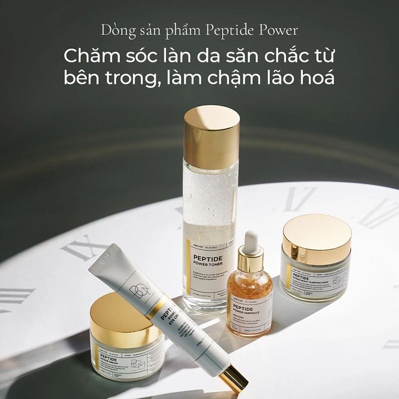 Kem Dưỡng Mắt B.O.M Cấp Ẩm, Hỗ Trợ Mờ Nếp Nhăn Peptide Power Eye Cream 30g
