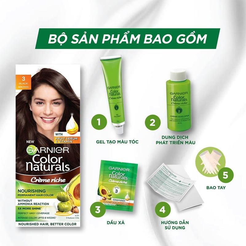 Kem Nhuộm Tóc Chuẩn Màu Garnier Color Naturals Ultra Colors