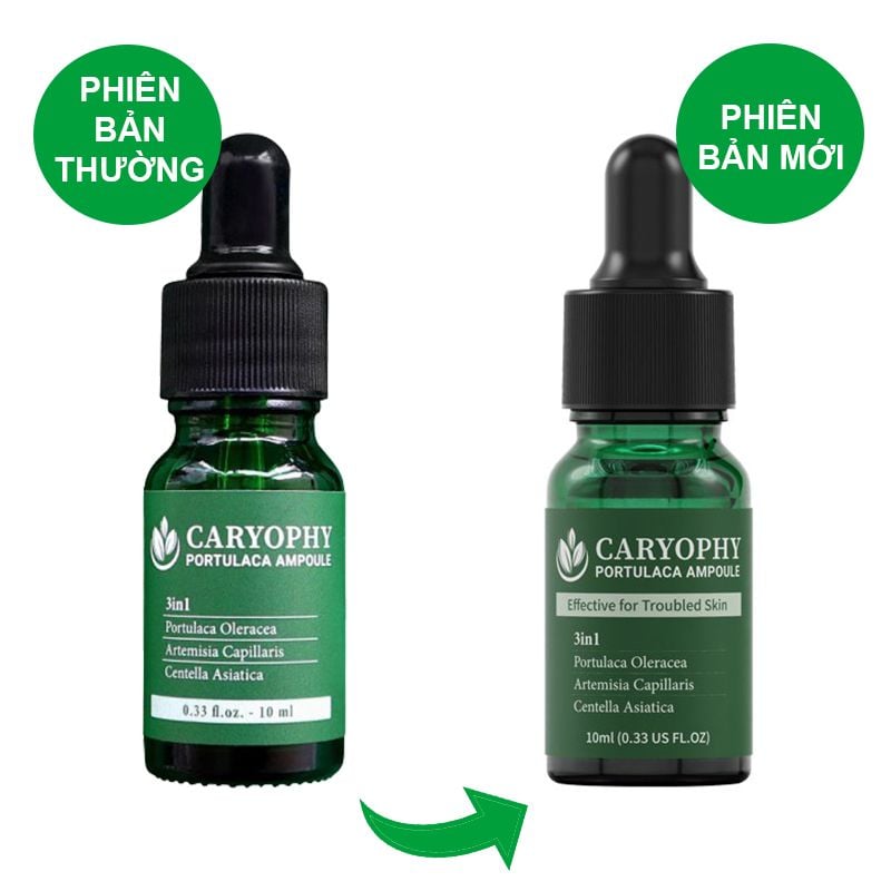 Tinh Chất Chăm Sóc Cho Da Mụn Caryophy Portulaca Ampoule