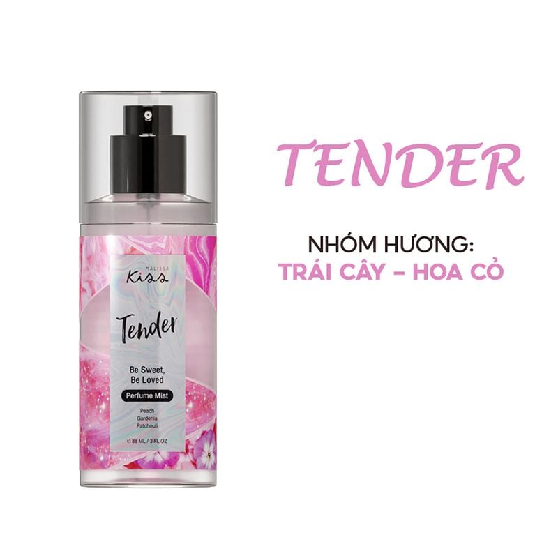 Xịt Thơm Toàn Thân Hương Nước Hoa Kiss My Body 88ml