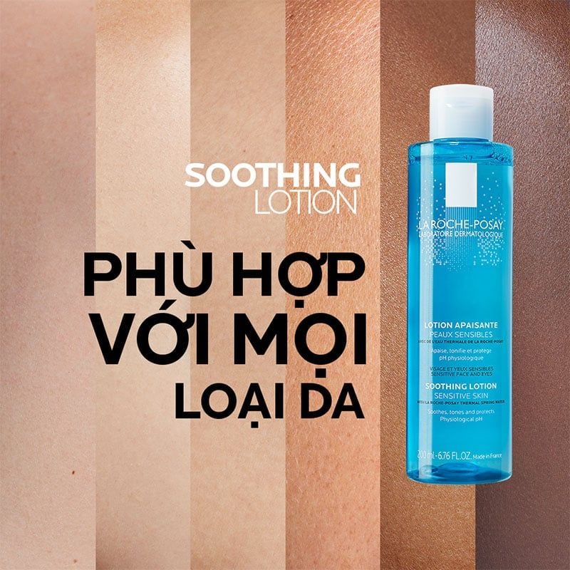 Nước Hoa Hồng La Roche-Posay Giúp Cân Bằng Da Giàu Khoáng Chất Soothing Lotion Sensitive Skin 200ml