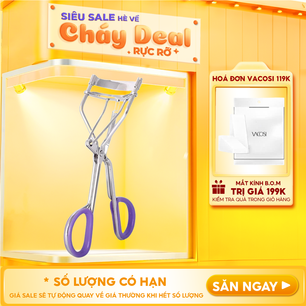 Bấm Mi Lò Xo Vacosi Clasic Lash Curler - BM01