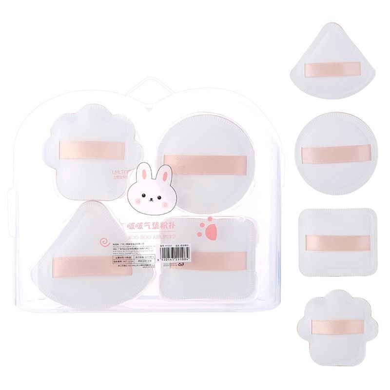 [NHẬP KHẨU] Set 4 Mút Trang Điểm Dễ Thương LMLTOP Boo Boo Air Puff SY1013