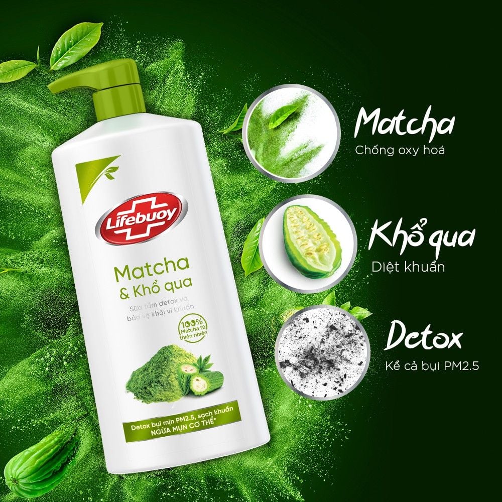 Sữa Tắm Detox Và Bảo Vệ Da Khỏi Vi Khuẩn Lifebuoy