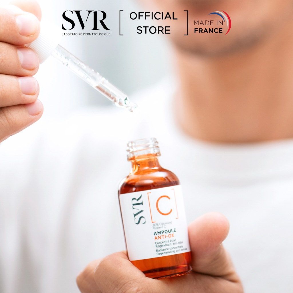 Serum SVR Hỗ Trợ Dưỡng Sáng Da SVR C Ampoule Anti-Ox