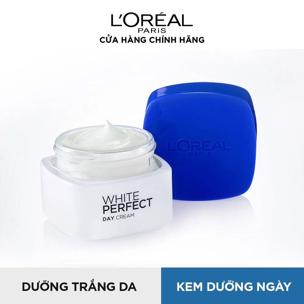 [Mini 7ml] Kem Dưỡng L'Oreal Giúp Dưỡng Sắng Da, Đều Màu Da Ban Ngày White Perfect Day Cream SPF17/PA++