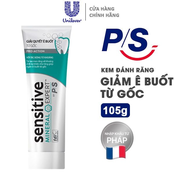 Kem Đánh Răng Giải Quyết Ê Buốt Do Nhạy Cảm Từ Gốc P/S Sensitivity Treatment Pro-action 105g
