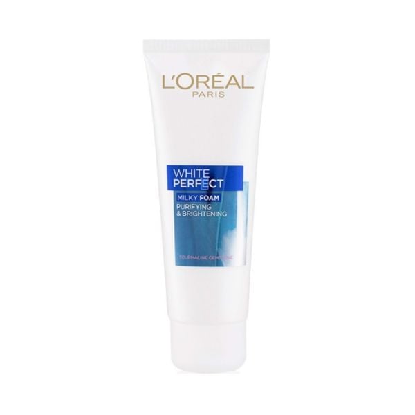 Sữa Rửa Mặt L'Oreal Làm Sáng Mịn Da White Perfect Milky Foam 50ml
