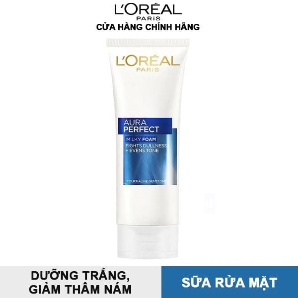 Sữa Rửa Mặt Làm Sáng Mịn Da L'Oreal White Perfect Milky Foam 100ml