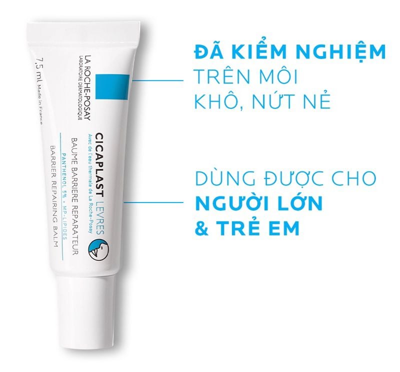 Kem Dưỡng Môi La Roche-Posay Bổ Sung Độ Ẩm Và Bảo Vệ Môi Cicaplast Levres Barrier Repairing Balm 7.5ml