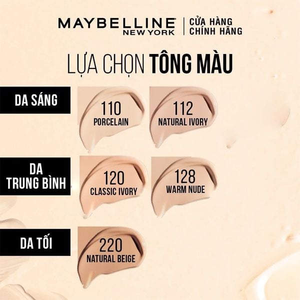  Kem Nền Che Phủ Hoàn Hảo, Bền Màu Lâu Trôi Maybelline Super Stay 30H Active Wear Foundation 30ml 