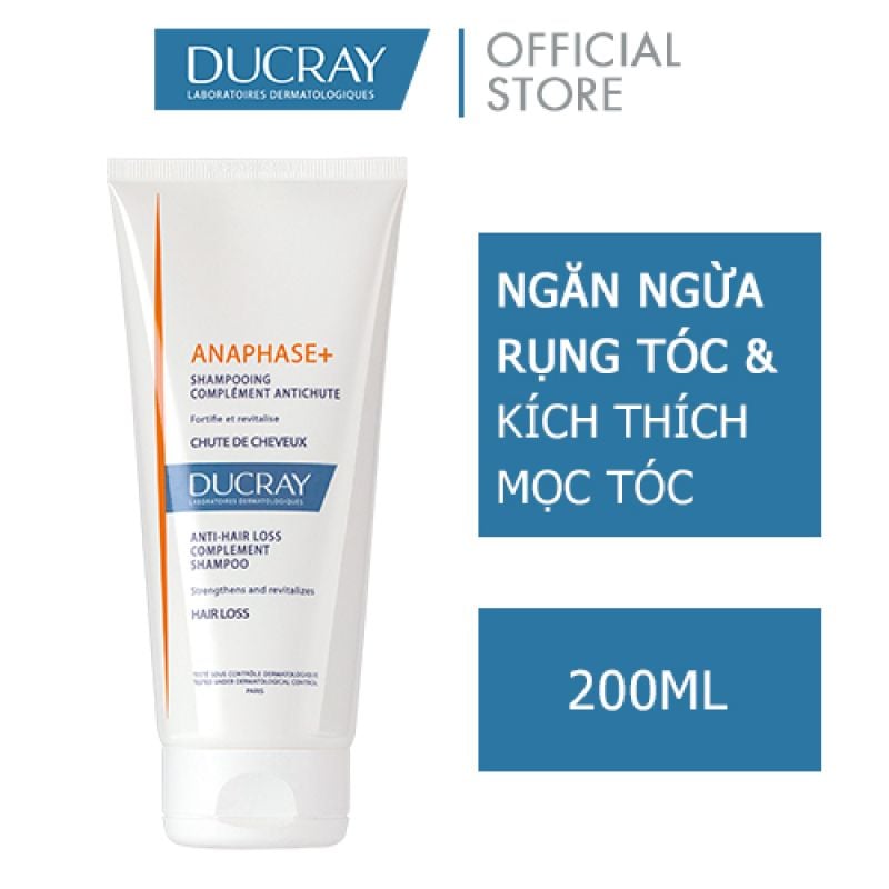 Dầu Gội Giảm Rụng Tóc Ducray Anaphase+ Anti-Hair Loss Complement Shampoo 200ml