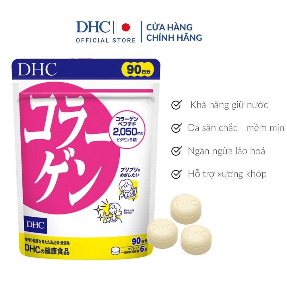 Viên Uống Làm Đẹp Da, Ngăn Ngừa Lão Hóa DHC Collagen