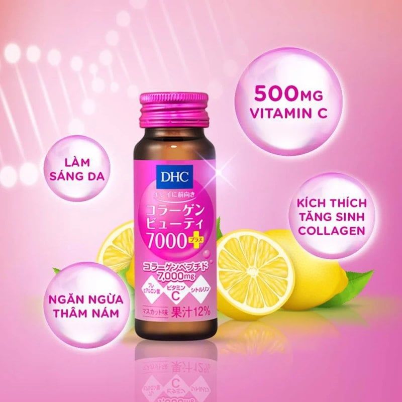 [50ML/Chai] Nước Uống Bổ Sung Collagen DHC Collagen Beauty 7000 Plus