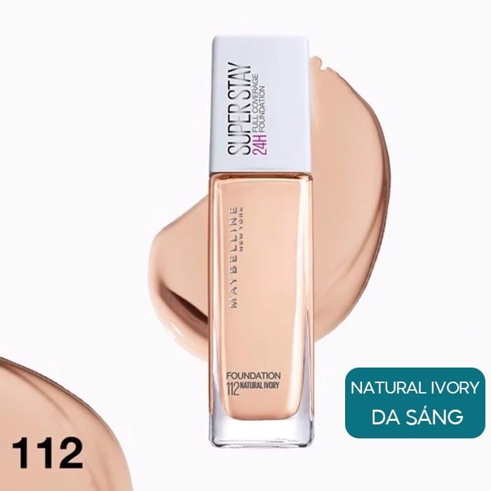 Kem Nền Che Phủ Hoàn Hảo, Bền Màu Lâu Trôi Maybelline Super Stay 30H Active Wear Foundation 30ml