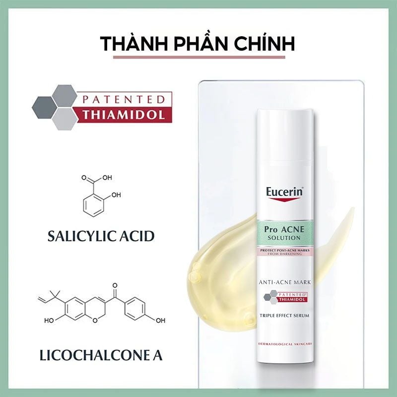 Serum Eucerin Hỗ Trợ Mờ Thâm, Dưỡng Sáng Cho Da Mụn Acne-Oil Control Pro Acne Triple Effect Serum
