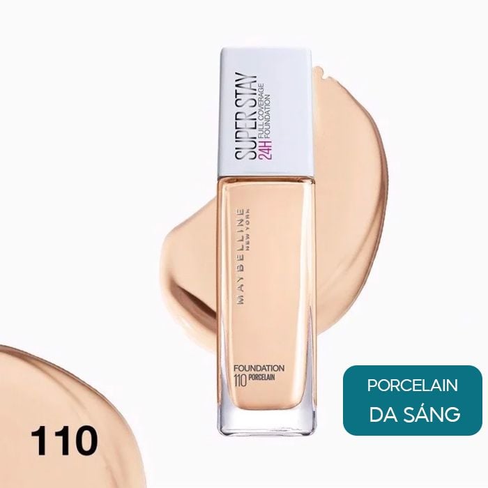 Kem Nền Che Phủ Hoàn Hảo, Bền Màu Lâu Trôi Maybelline Super Stay 30H Active Wear Foundation 30ml