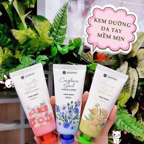 Kem Dưỡng Da Tay Jkosmec Cấp Ẩm Hương Hoa Hand Cream 100ml