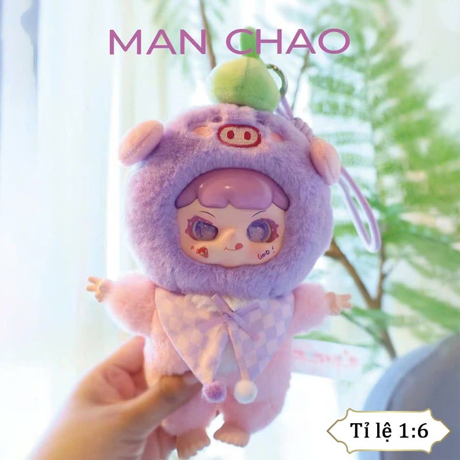 Móc Khóa Gấu Bông MANCHAO Mischievous Child First Generation Plush Series - MC0363