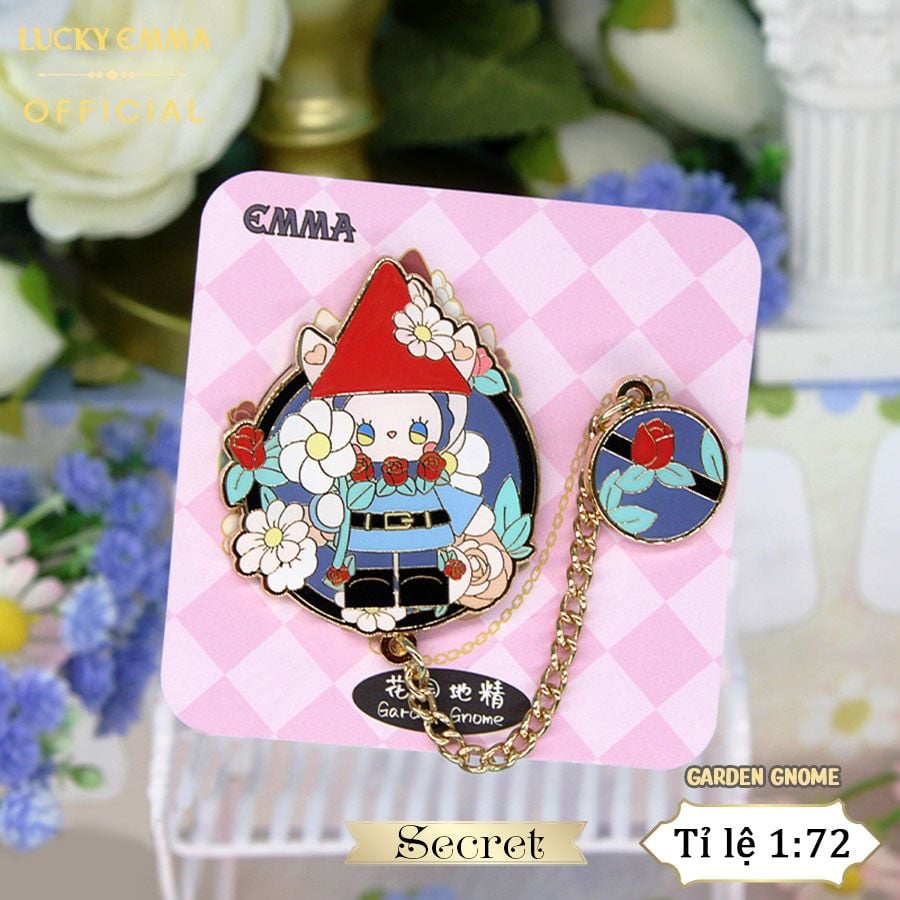 Huy Hiệu, Ghim Cài Áo Lucky Emma Garden Date Badge - YSJ-0011