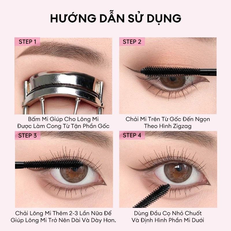 Mascara Giúp Mi Dài & Cong Tự Nhiên Colorkey Mascara
