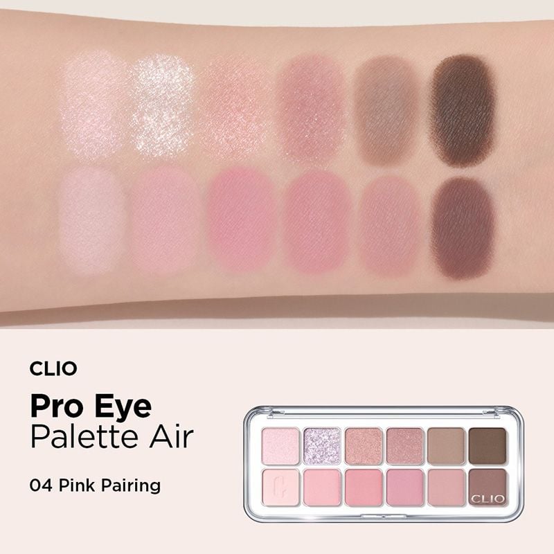 Bảng Phấn Mắt 12 Ô Clio Pro Eye Palette Air 7.2g