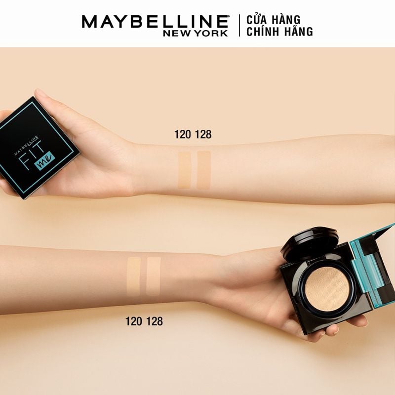 Phấn Nước Che Phủ Mỏng Nhẹ, Mịn Mượt Lâu Trôi Maybelline New York Fit Me Matte + Poreless Oil Control Cushion 14g