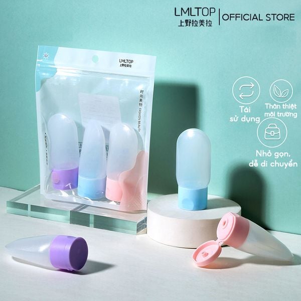  [NHẬP KHẨU] Set 3 Món Chai Chiết Dầu Gội Du Lịch Nhỏ Gọn, Tiện Lợi LMLTOP - NO.SY711 
