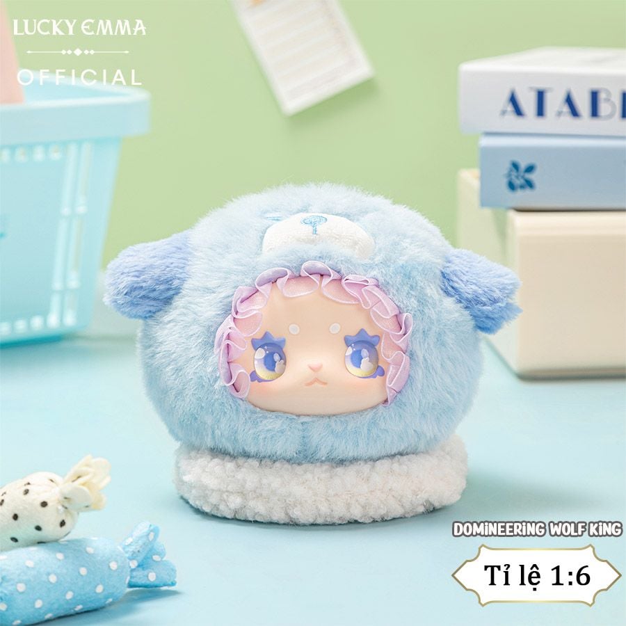 Móc Khóa Gấu Bông Lucky Emma RUA RUA ZOO Vinyl Face Plush Keychain Blind Box - MJ-000085 (1 box ngẫu nhiên)