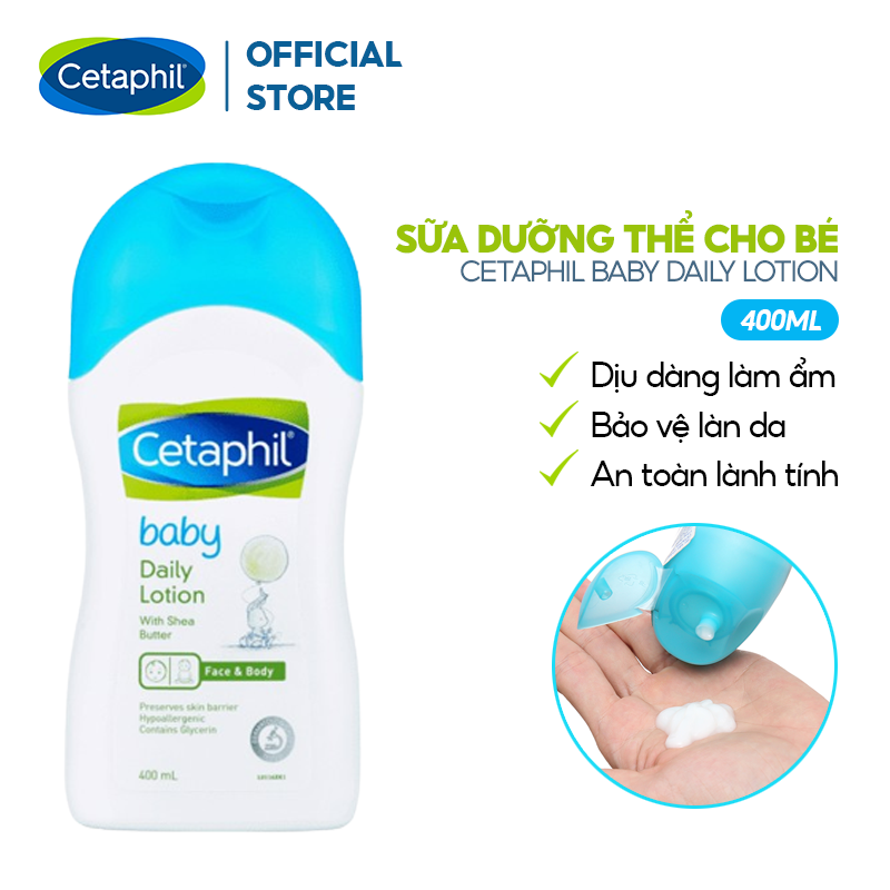 Sữa Dưỡng Thể Cho Bé Cetaphil Baby Daily Lotion 400ml