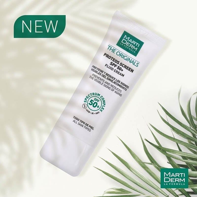 Kem Chống Nắng Phổ Rộng Bảo Vệ Da Martiderm The Originals Proteos Screen SPF50+ Fluid Cream 40ml