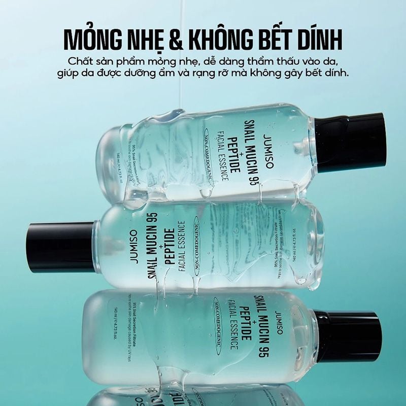 Tinh Chất Dưỡng Da Jumiso Ốc Sên Snail Mucin 95 + Peptide Facial Essence