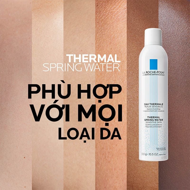 Xịt Khoáng La Roche-Posay Làm Dịu Da, Hỗ Trợ Giảm Kích Ứng Thermal Spring Water Sensitive Skin