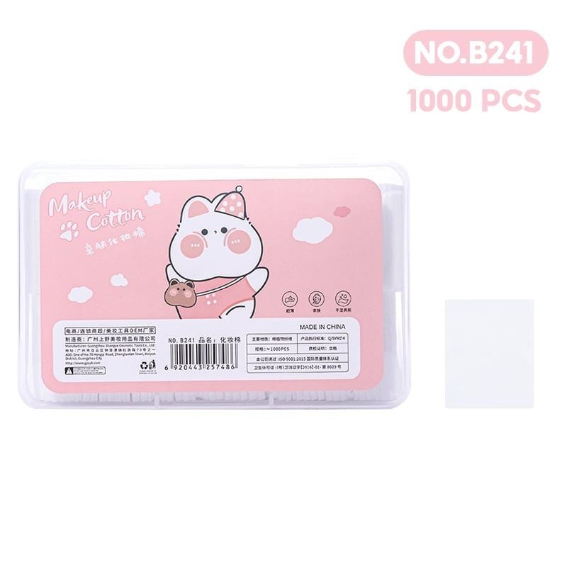 [NHẬP KHẨU] Bông Tẩy Trang LMLTOP Makeup Cotton 3 Lớp Dày Dặn Làm Sạch Da