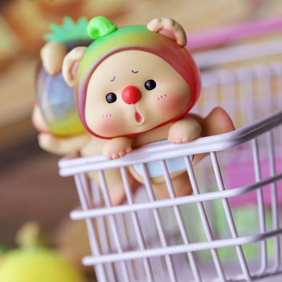 Mô Hình Dán Điện Thoại Jotoys OYO Bear Cub Fruit Party Mini Series Blind Box - JO-2024008