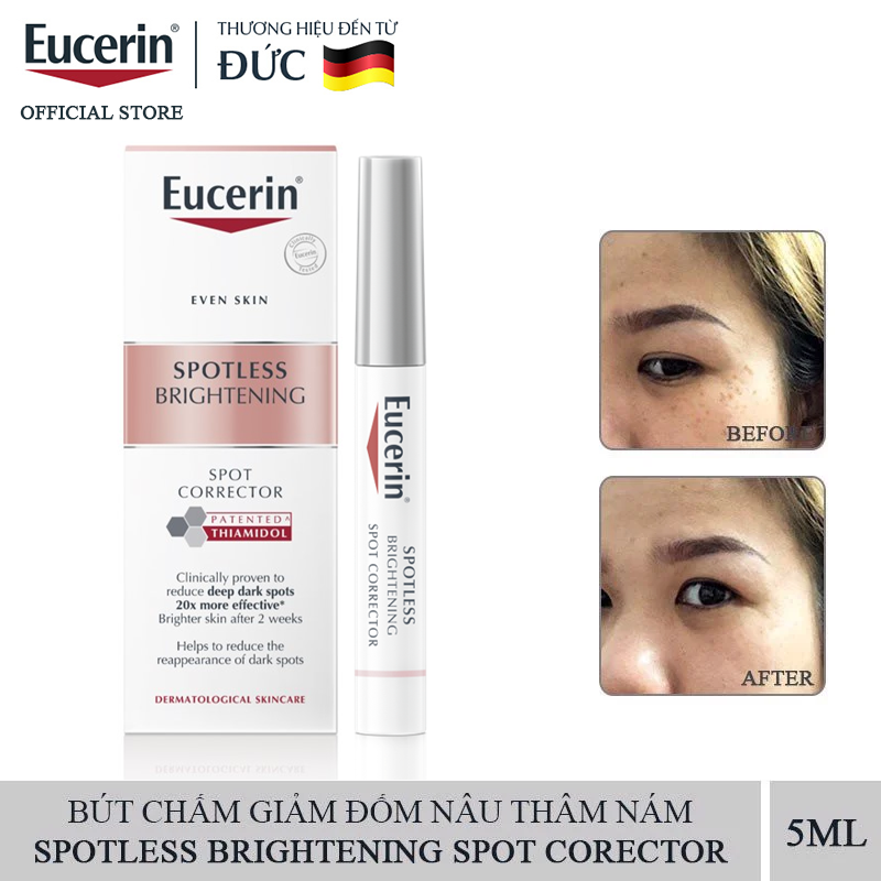 Tinh Chất Eucerin Chuyên Biệt Giúp Giảm Thâm Nám, Đốm Nâu Spotless Brightening Spot Corrector 5ml