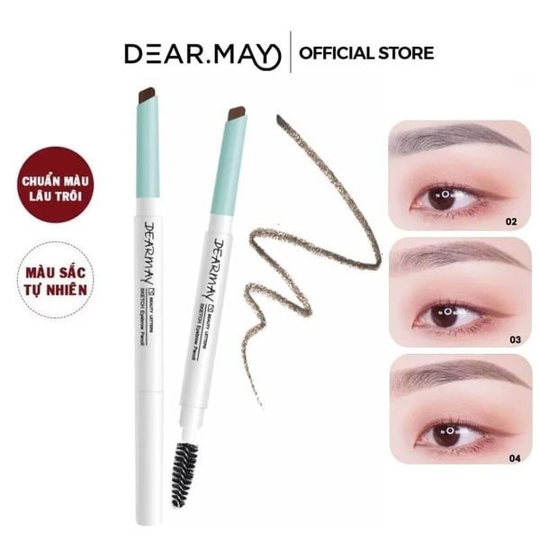 [Màu 1-5] Chì Kẻ Mày Dearmay Sketch Eyebrow Pencil 0.3g