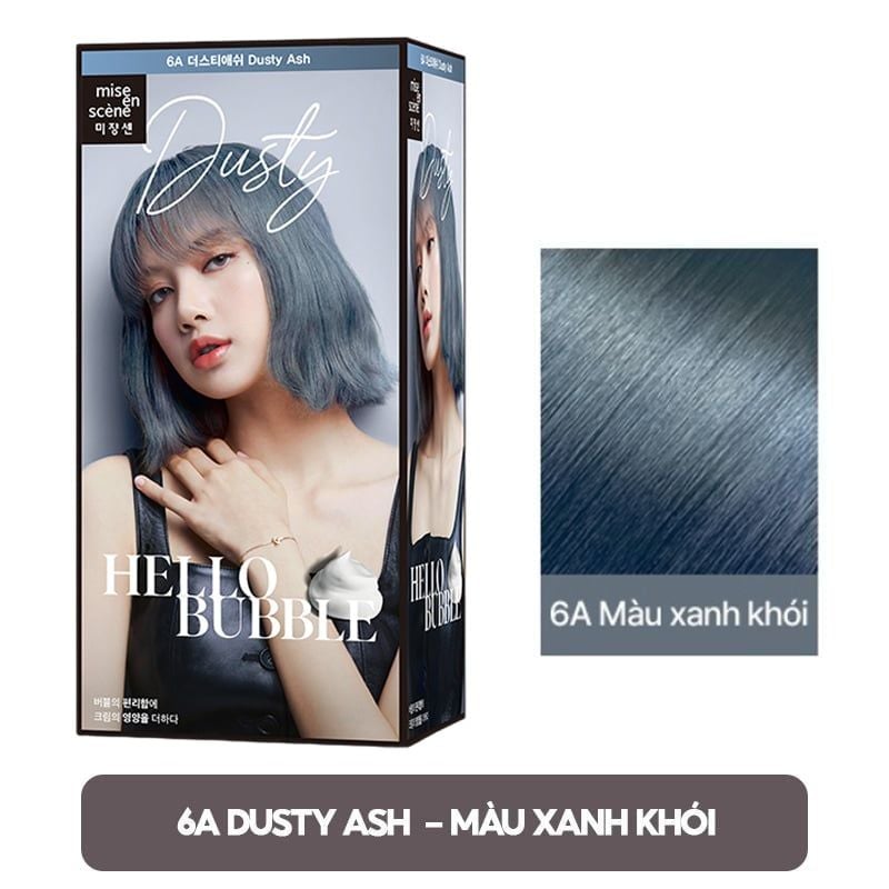 [Black Pink's Choice] Thuốc Gội Nhuộm Tóc Dạng Bọt Mise En Scene Hello Bubble Foam Color