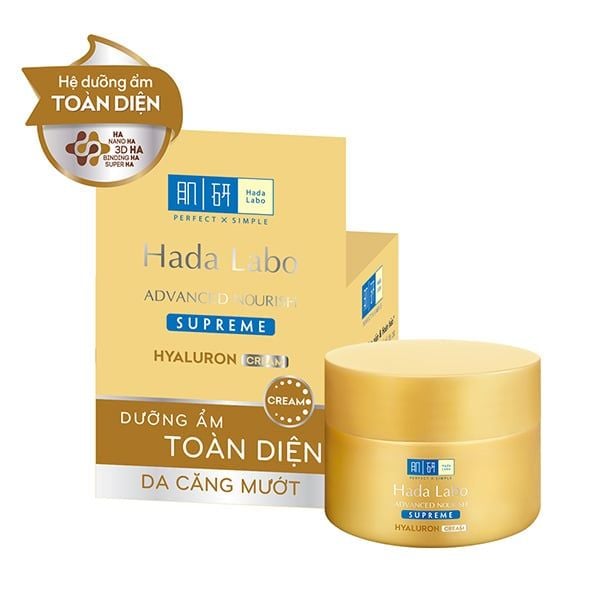 Kem Dưỡng Ẩm Toàn Diện Hada Labo Advanced Nourish Supreme Hyaluron Cream 50g