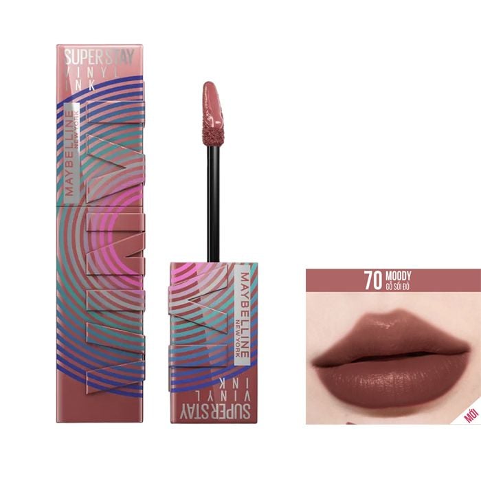 (BST SON "SỐT") Son Kem Bóng Bền Màu, Nhẹ Môi Maybelline New York Superstay Vinyl Ink 4.2ml