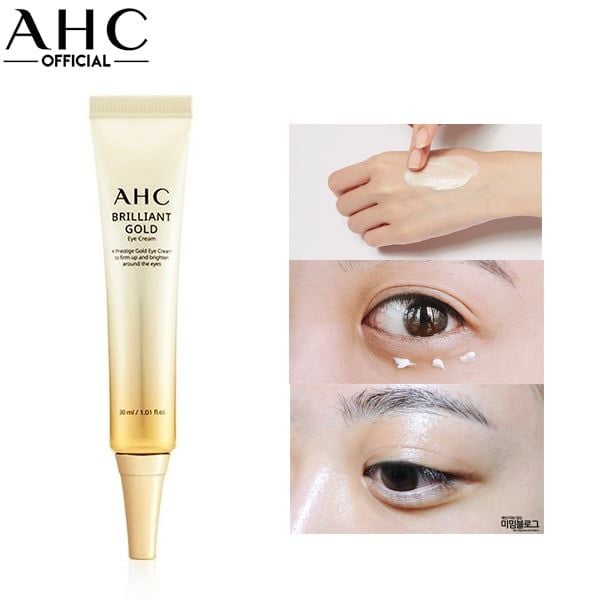 Kem Dưỡng Mắt AHC Tinh Chất Vàng Brilliant Gold Eye Cream 30ml