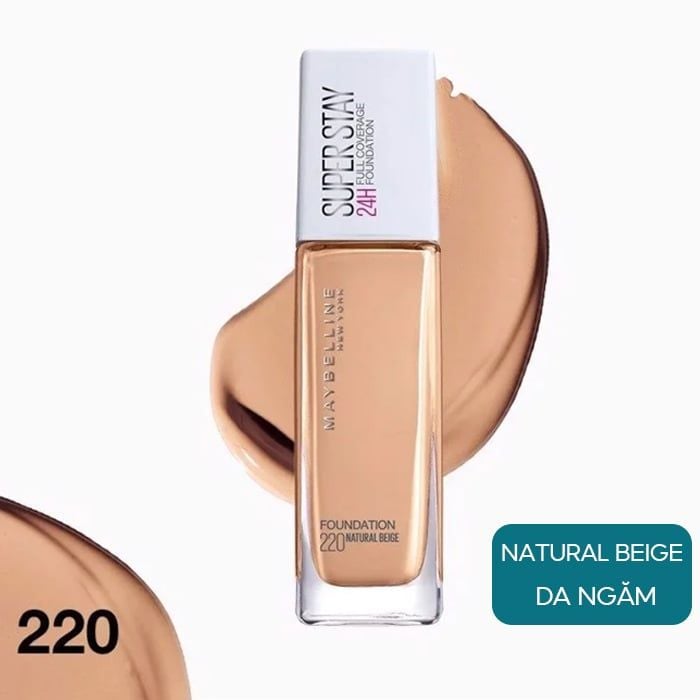 Kem Nền Che Phủ Hoàn Hảo, Bền Màu Lâu Trôi Maybelline Super Stay 30H Active Wear Foundation 30ml