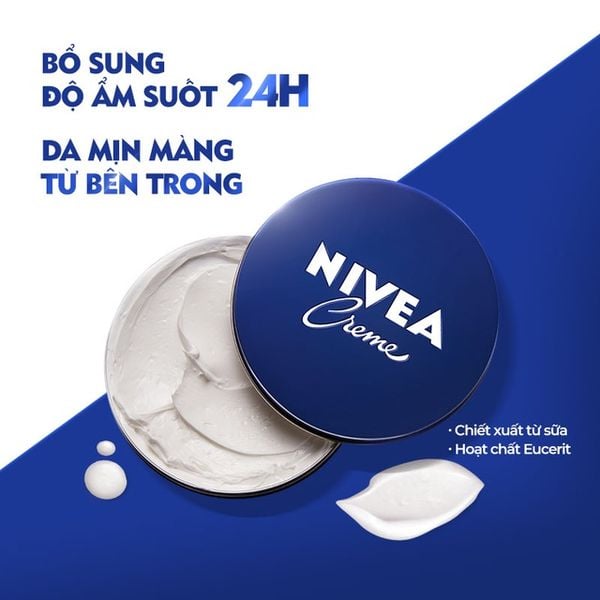  Kem Dưỡng Ẩm Nivea Hỗ Trợ Sáng Mịn Da Creme 30ml 