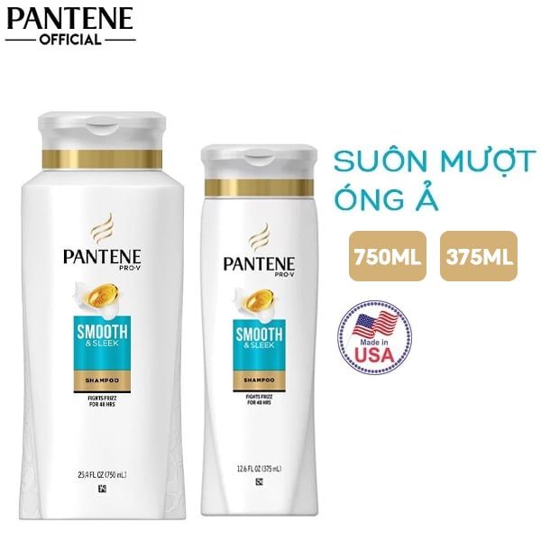 Dầu Gội Giúp Mượt Tóc Pantene Pro-V Smooth & Sleek Shampoo 750ml