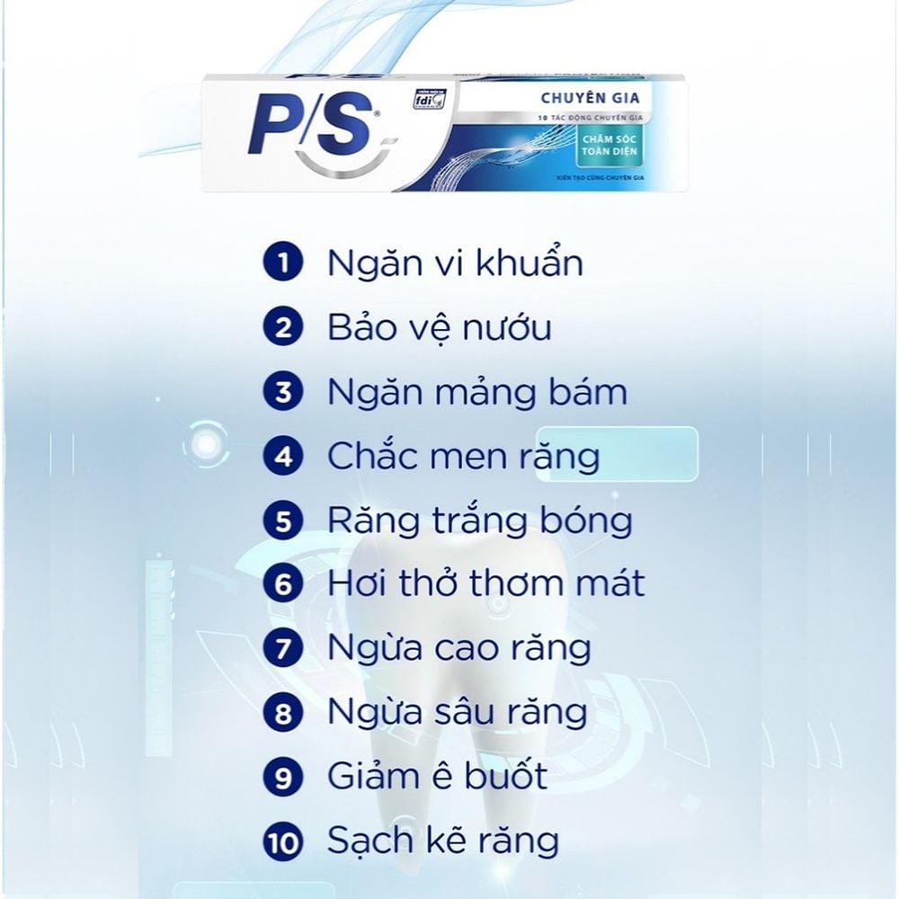 Kem Đánh Răng P/S Chuyên Gia Chăm Sóc Toàn Diện 150g