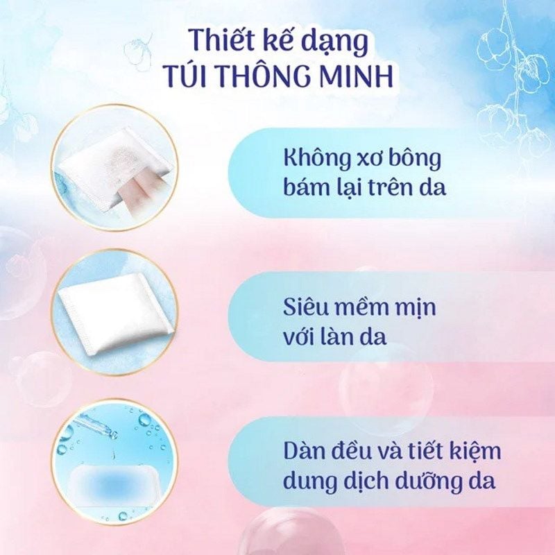 Bông Tẩy Trang Silcot Velvet Touch Cotton - 82 Miếng