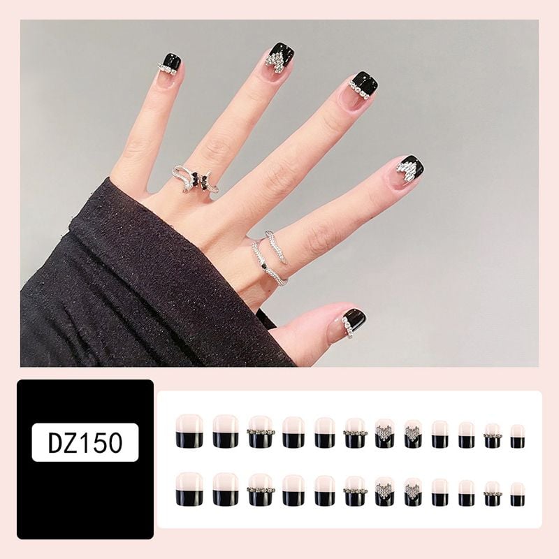 [NHẬP KHẨU] Hộp 24 Móng Tay Giả Siêu Bền Nhiều Họa Tiết Xinh Xắn TOOLA Nail Box (Kèm Keo, Dán Móng Tiện Dụng)