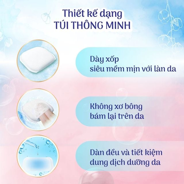 Bông Tẩy Trang Silcot Soft Touch Premium Cotton - 66 Miếng