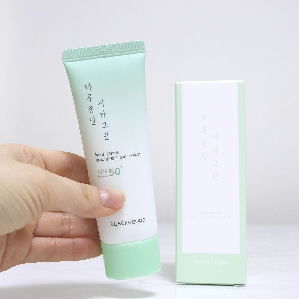 Kem Chống Nắng Black Rouge Dịu Nhẹ Cica Green Sun Cream SPF50+/PA++++