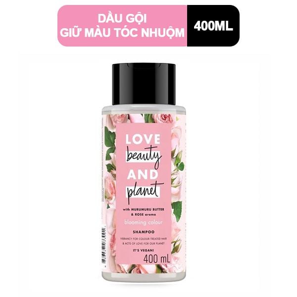 Dầu Gội Giữ Màu Tóc Nhuộm Love Beauty And Planet Blooming Colour Shampoo 400ml